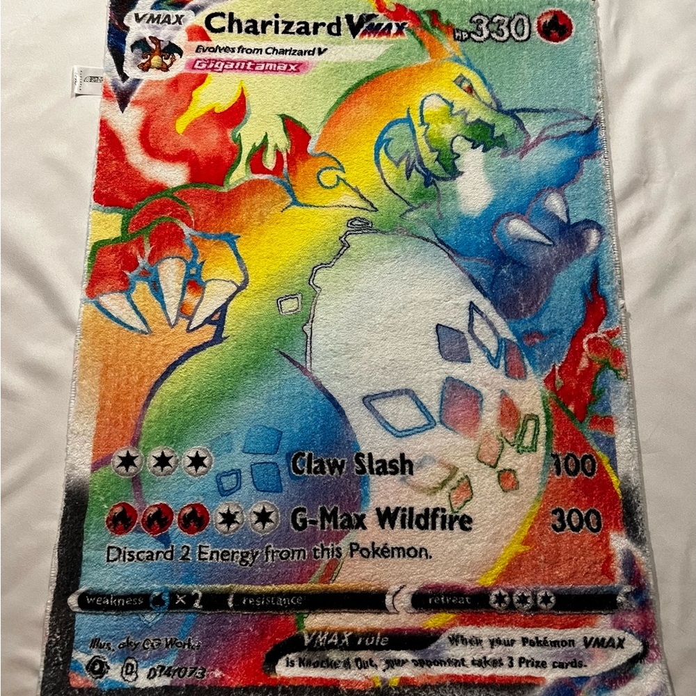 Charizard VMAX Colorful Rug